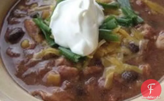 Hühnchen und Mais-Chili