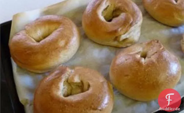 Echte hausgemachte Bagels