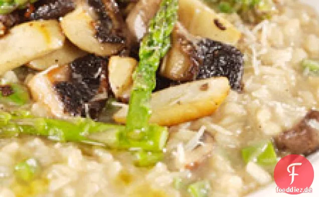 Pilz-Spargel-Risotto