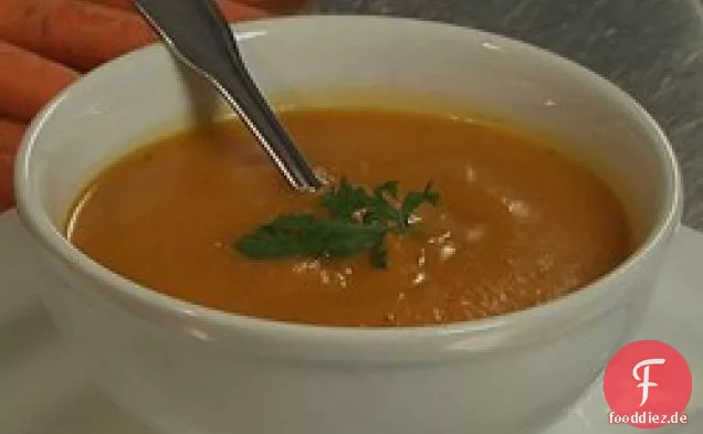 Cremige Butternusskürbissuppe