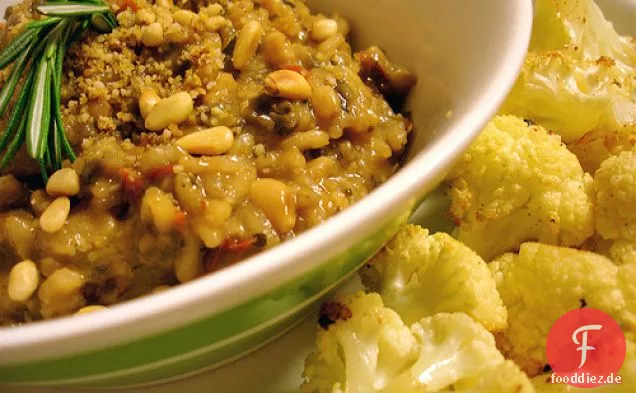 Getrocknetes Tomaten-Pilz-Risotto