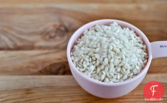 Garnelen-Speck-Risotto