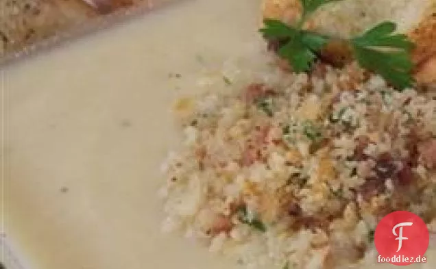 Wie man Blumenkohlcremesuppe macht