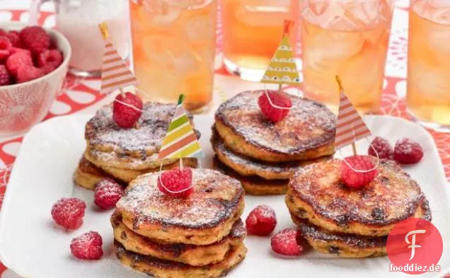 Schokoladen-Schokoladen-Veggie-Pfannkuchen