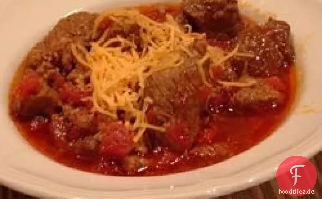 Jens herzhaftes Drei-Fleisch-Chili