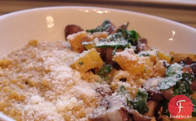 Risotto Mit Butternut Squash + ‘mushrooms