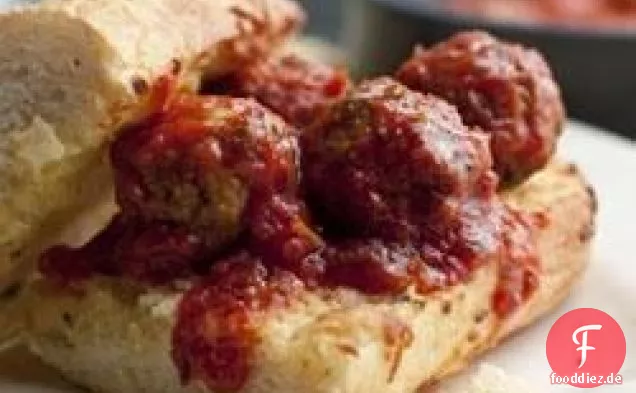 Mozzarella-Fleischbällchen-Sandwiches