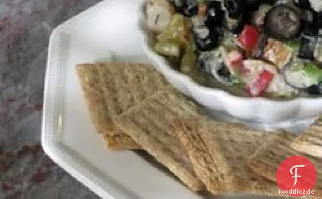 Garnelen-Blauschimmelkäse-Dip