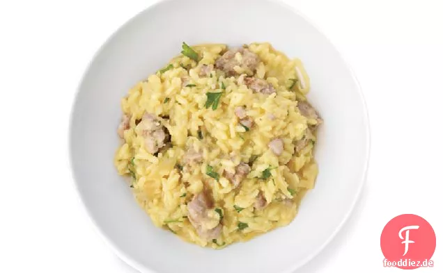 Fenchel-Wurst-Risotto