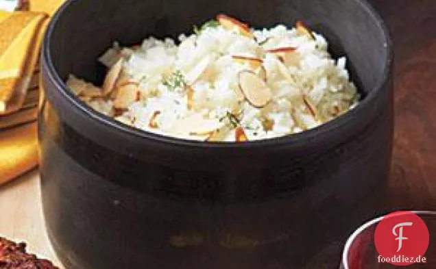 Reispilaw mit Mandeln und Dill Rezept