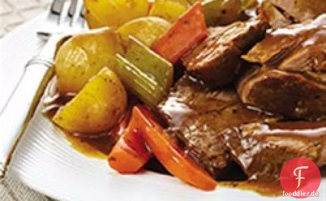 Slow Cooker Herzhafter Schmorbraten