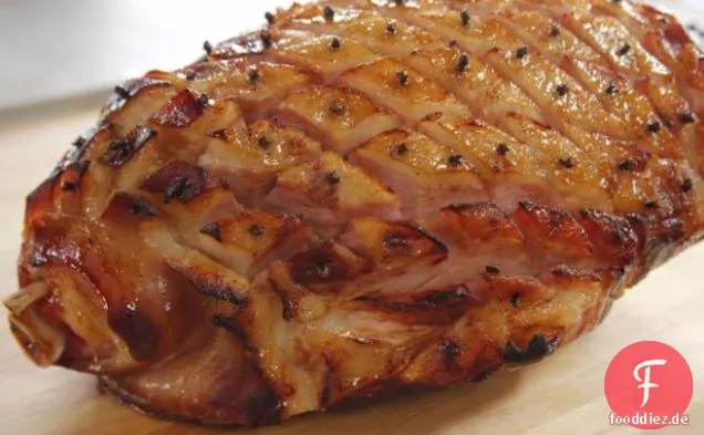 Glasierter gebackener Schinken