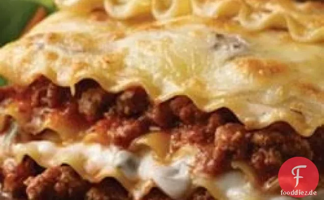 Lasagne mit Rindfleisch und Pilzen