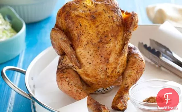 Pat's Bierdose gegrilltes Hähnchen