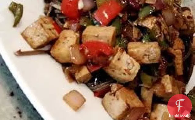 Scharfer und würziger Tofu