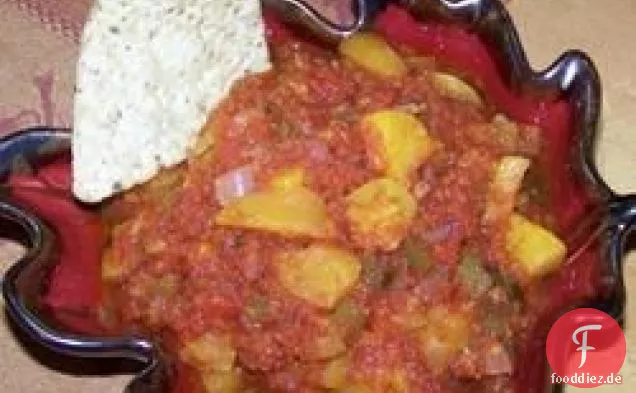 Betrunkene Peachanero-Salsa