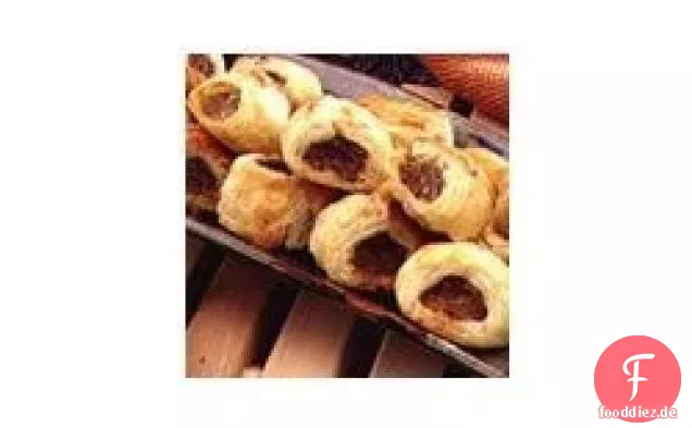 Wurst- und Parmesan-Puffs