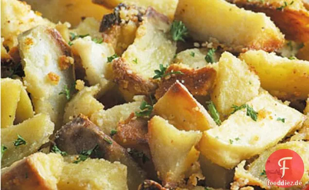Goldene Parmesan-Bratkartoffeln