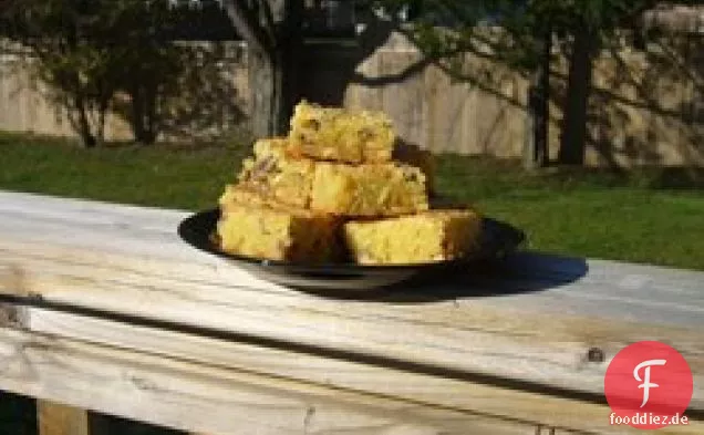 Weiße Schokolade Blondie Brownies