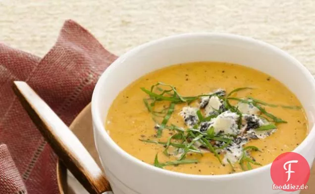 Tomaten-Gorgonzola-Suppe