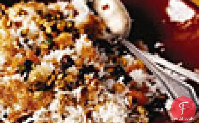 Jeweled Reis mit Getrockneten Früchten