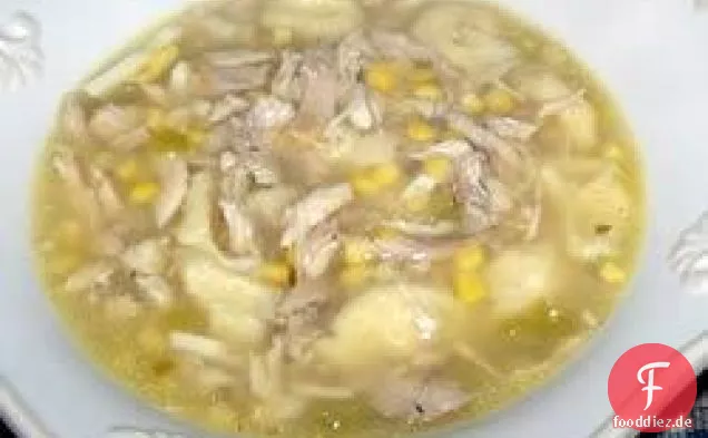 Beste Hühnermaissuppe aus Pennsylvania Dutch