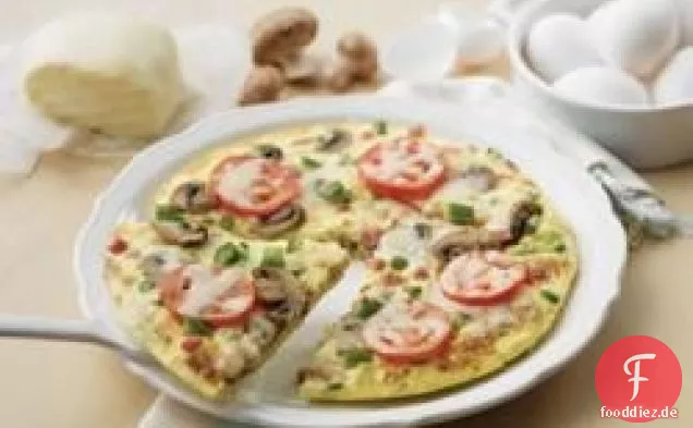 Geschwollenes Pizza-Omelett