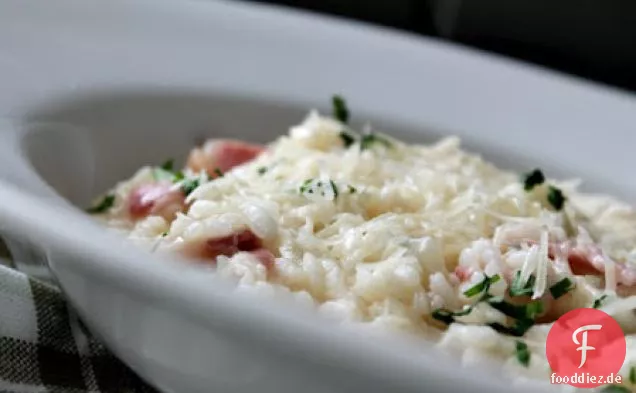 Speck-Lauch-Risotto