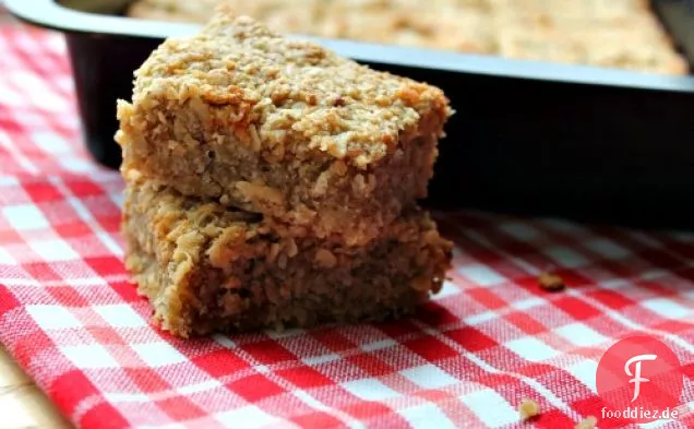 Bananen- und Kokosnuss-Flapjacks