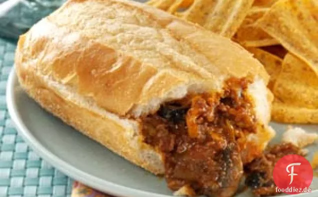 Gefüllte Sauerteig-Sandwiches
