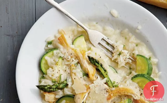 Hühnerrisotto mit Frühlingsgemüse