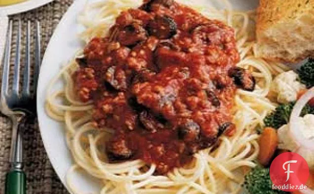 Schnelle italienische Spaghetti