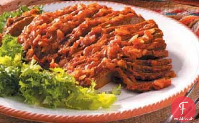 Gegrilltes Brisket aus dem Süden