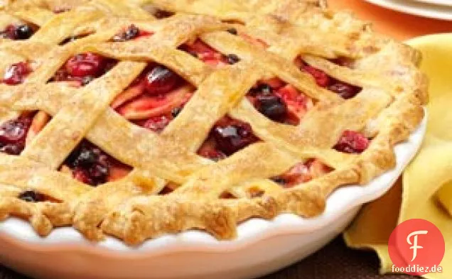 Cranberry-Apfel-Gitterkuchen