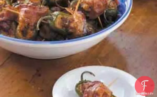Gefüllte Jalapenos im Speckmantel