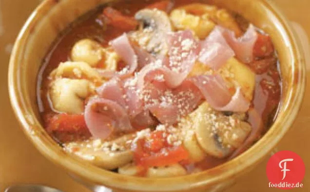 Italienische Tortellini-Suppe