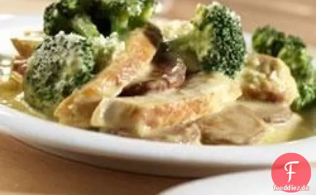 Brokkoli Hühnchen Kartoffel Parmesan