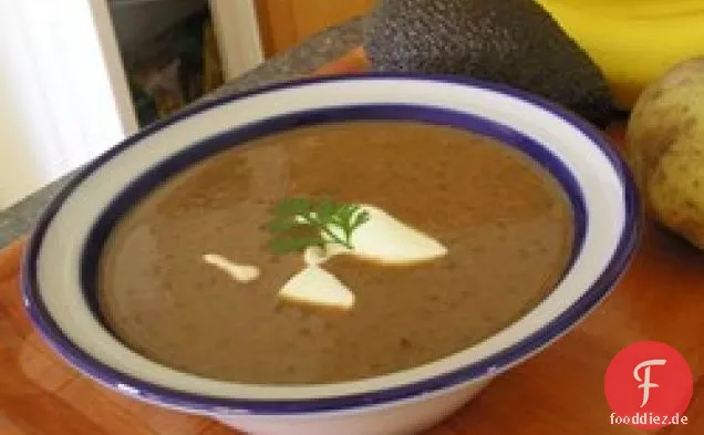 Schwarze Bohnensuppe II