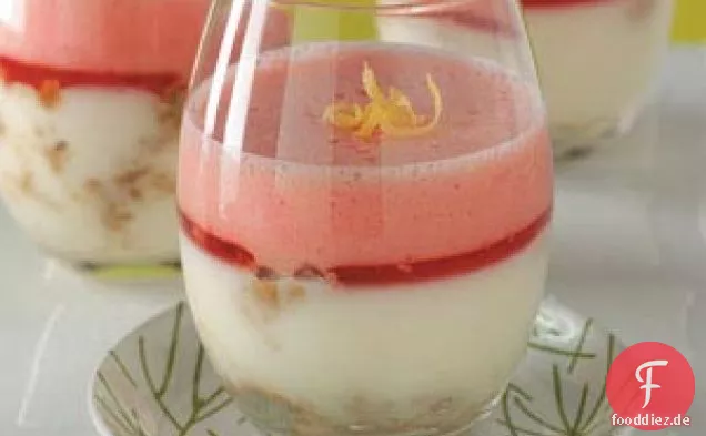 Limonaden-Käsekuchen-Parfaits