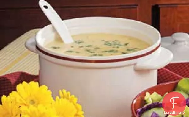 Käsige Kartoffelsuppe