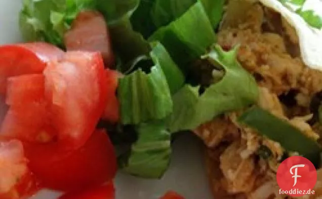 Einfache Hühnchen-Taco-Füllung