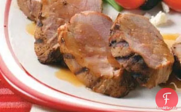Schweinefilet mit Teriyaki und Ingwer