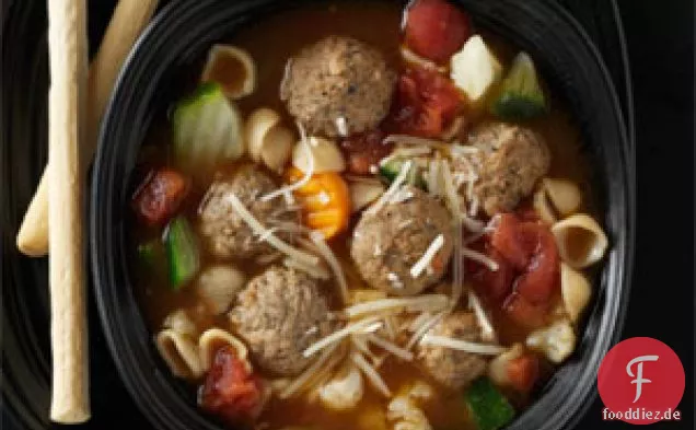 Gemüsefleischbällchensuppe