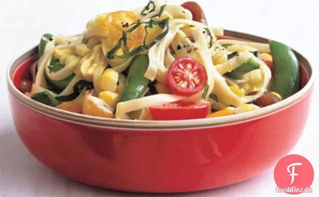 Linguine Mit Sommer Succotash