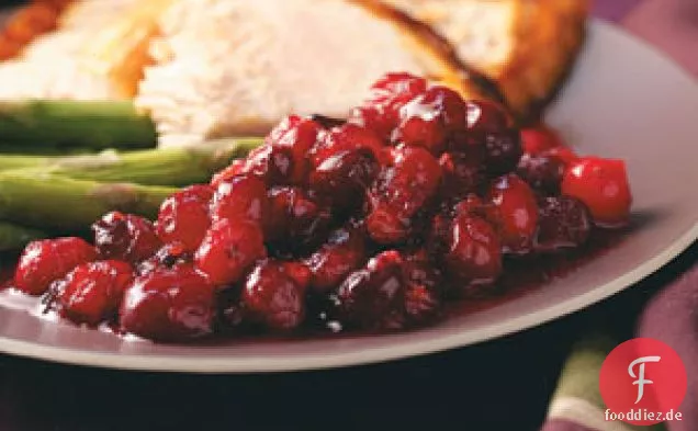 Ahorn-Honig-Cranberry-Sauce