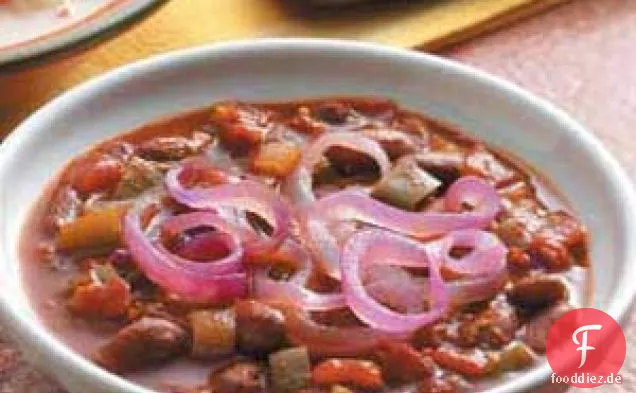 Grobes vegetarisches Chili