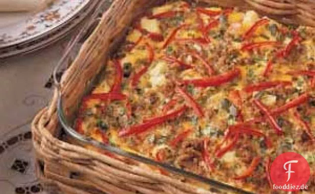 Sonntagsbrunch-Auflauf