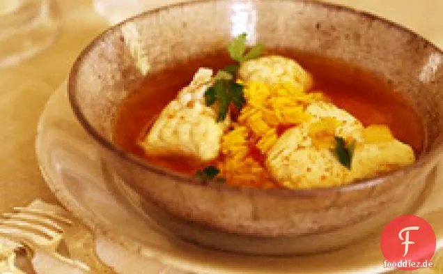 Curry-Tomaten-Meeresfrüchte-Bouillabaisse