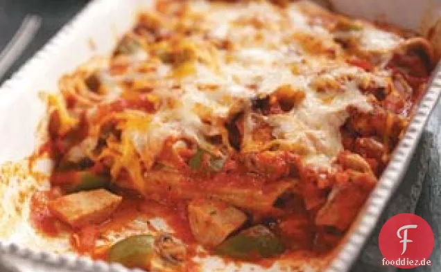 Hähnchen-Wurst-Manicotti