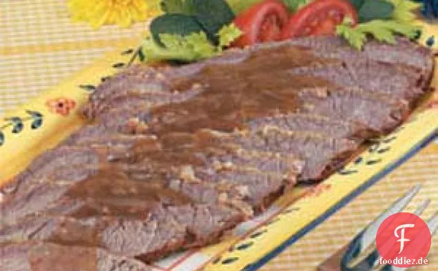 Rinderbruststück in Soße